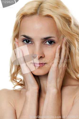 Image of portrait of a beautiful blonde