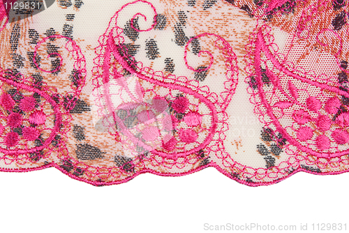 Image of satin lace