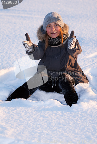 Image of beautiful young girl