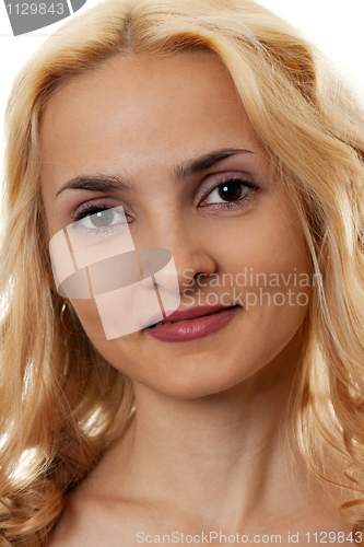 Image of portrait of a beautiful blonde