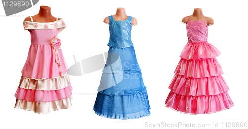 Image of collage of three festive dress