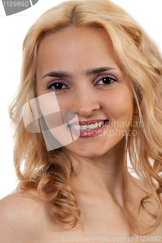 Image of portrait of a beautiful blonde
