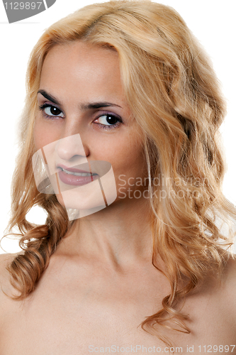 Image of portrait of a beautiful blonde