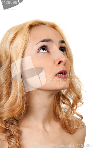 Image of portrait of a beautiful blonde