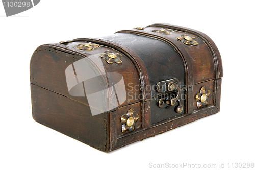 Image of Wooden casket