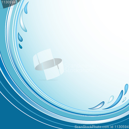 Image of Blue decorative frame