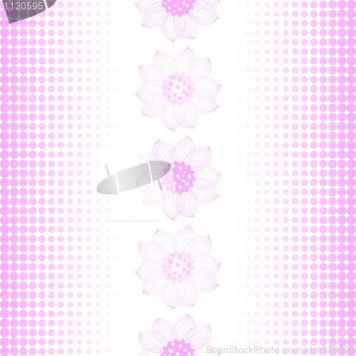 Image of Repeating pink-white pattern