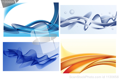 Image of abstract wavy background