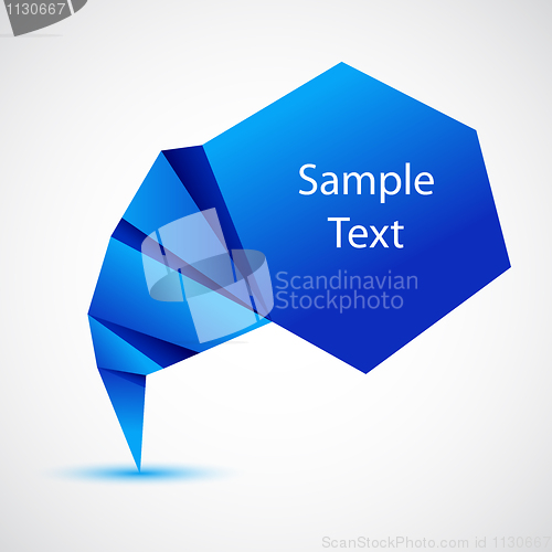 Image of abstract speech bubble