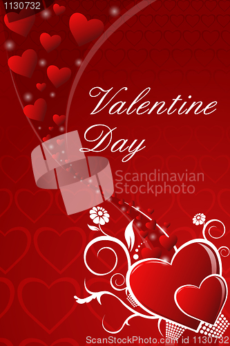 Image of abstract valentine card