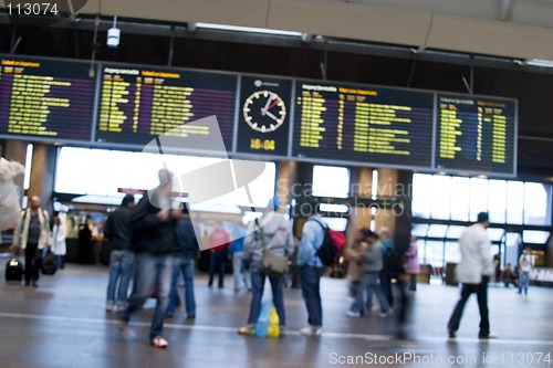 Image of Train Station Abstract