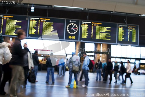 Image of Train Station Abstract