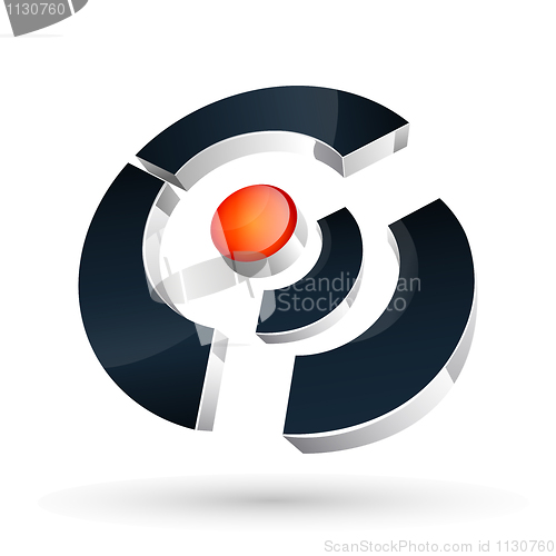 Image of stylish vector logo