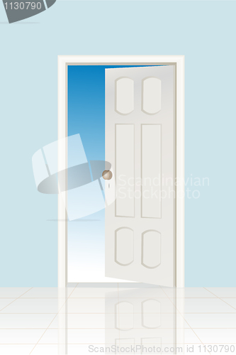 Image of open door