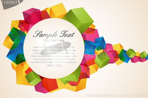 Image of abstract colorful background