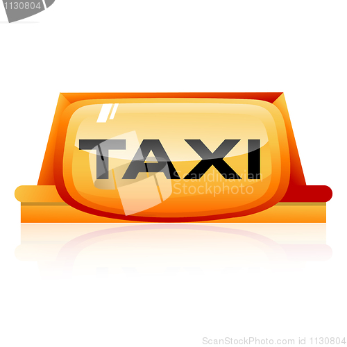 Image of taxi sign