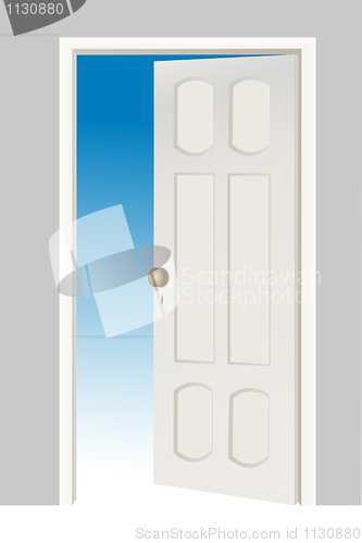 Image of open door