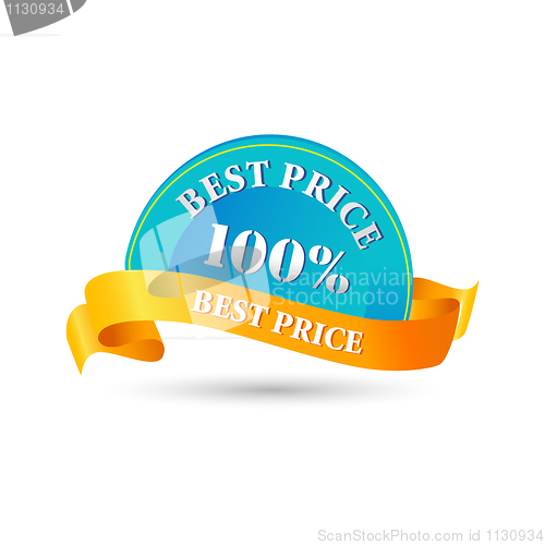 Image of 100% best price tag