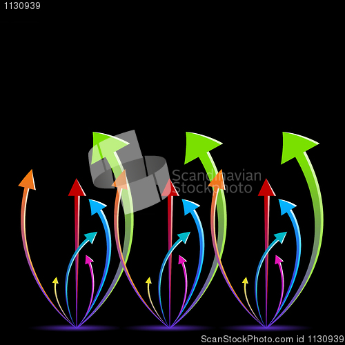 Image of growing arrows