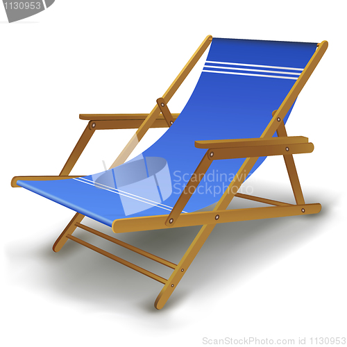 Image of colorful beach chair