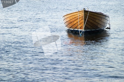 Image of Boat in Sunset