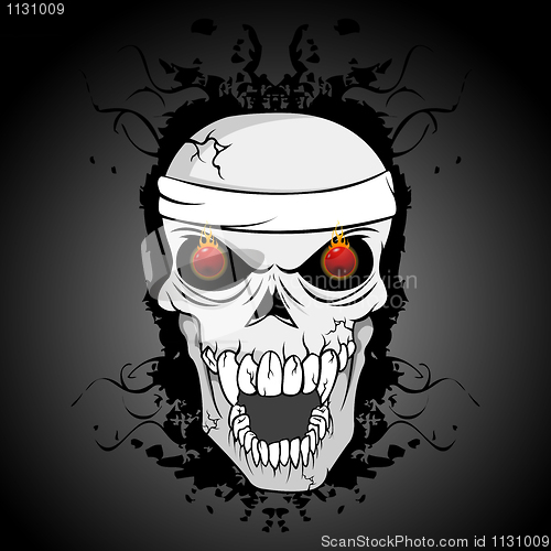 Image of abstract skull