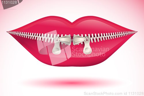 Image of abstract lips