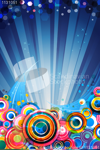 Image of abstract colorful background