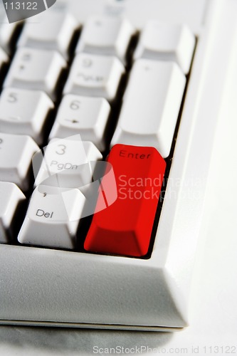 Image of Desktop Keypad Enter Red