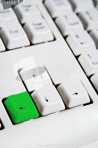 Image of Arrow Keys Left Green