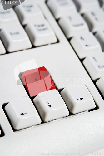 Image of Arrow Keys Up Red