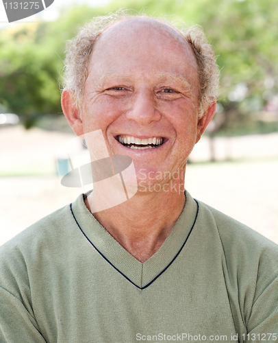 Image of Close-up of old man