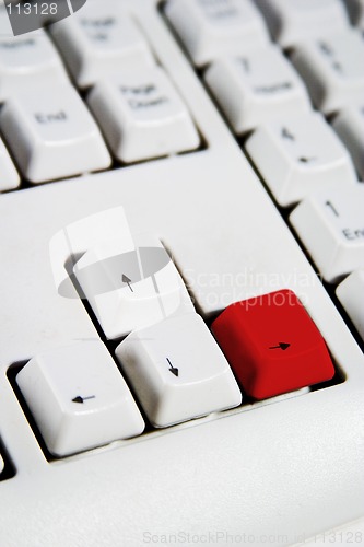 Image of Arrow Keys Left Red