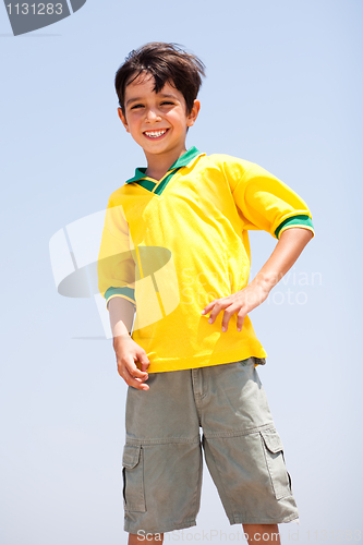 Image of Young Boy posing to the camera