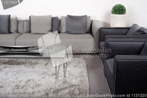 Image of Lliving-room with classic furniture