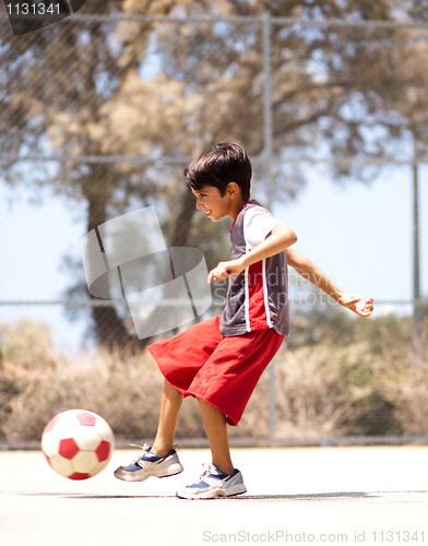 Image of Young kid in action