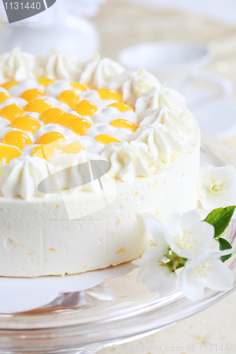 Image of Yogurt cake with oranges