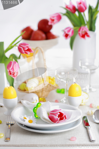 Image of Easter table setting