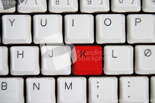 Image of Computer Keyboard Letter K