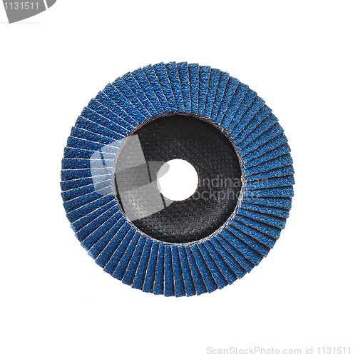 Image of Abrasive disk for grinder isolated on white