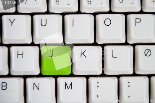 Image of Computer Keyboard Letter J