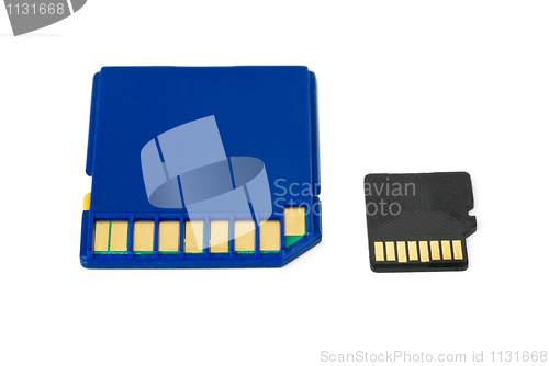 Image of SD and MicroSD cards