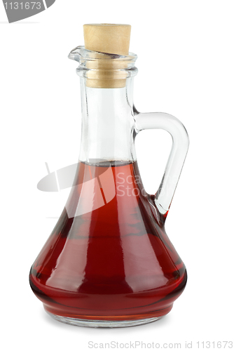 Image of Decanter with red wine vinegar