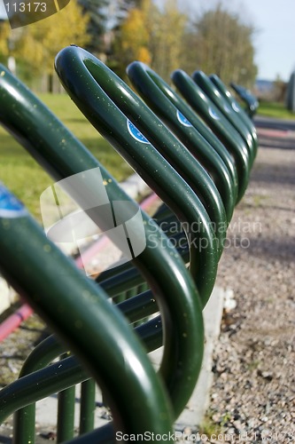 Image of Bike Rack Abstract