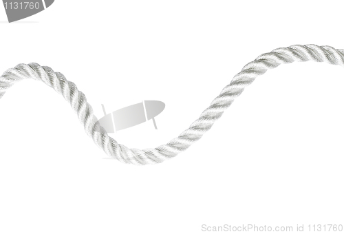 Image of Curvy rope isolated