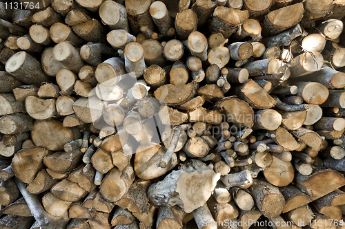 Image of stack of logs