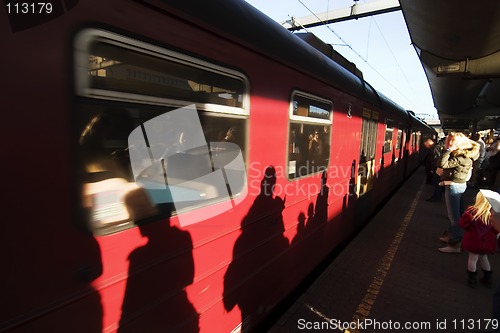 Image of Train Shadow Abstract