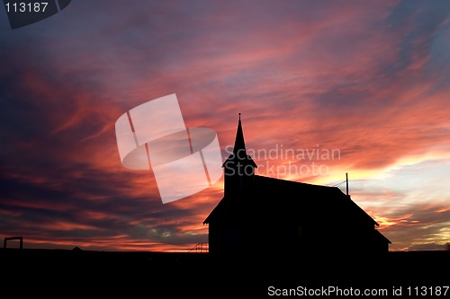 Image of Church during Sunset