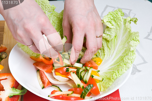 Image of vegetarian salad