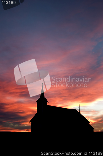 Image of Church during Sunset